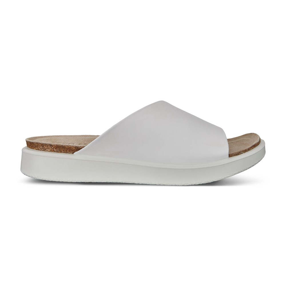 Sandalias Mujer - ECCO Corksphere Slip-On - Blancos - VYM605921